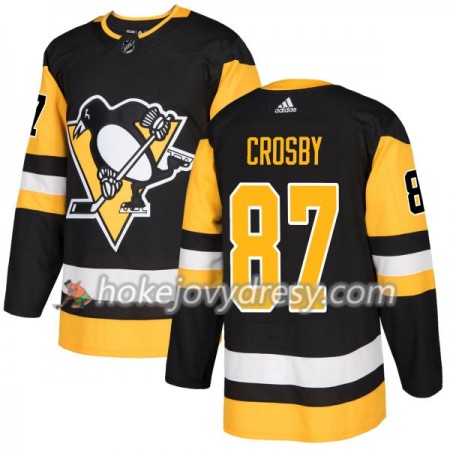 Pánské Hokejový Dres Pittsburgh Penguins Sidney Crosby 87 Adidas 2017-2018 Černá Authentic